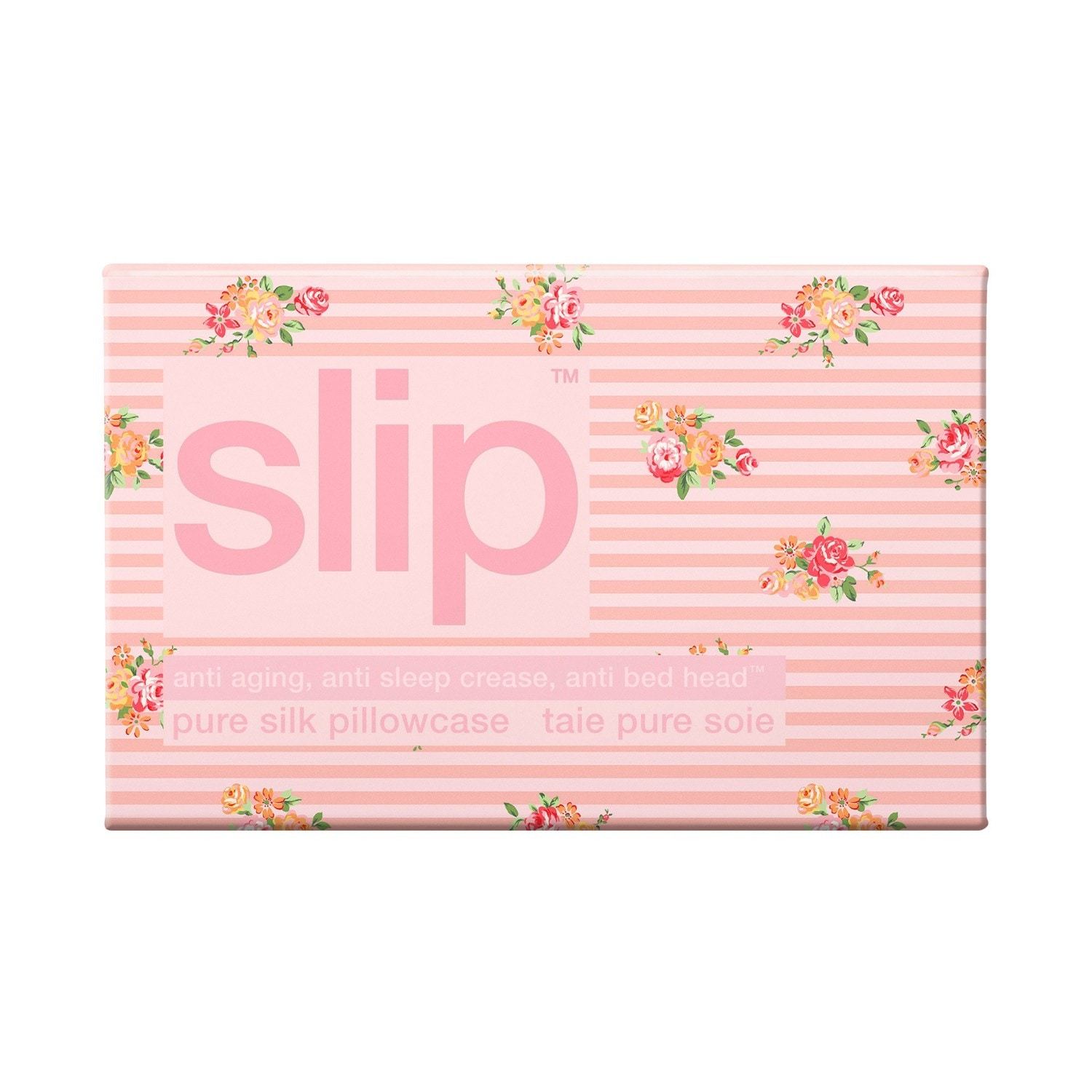 Slip Skincare Slip tīra zīda spilvendrāna (Queen izmēra) – ziedlapiņa – 1 gab.