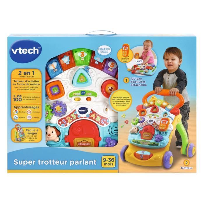 VTECH - Super Talking Walker 2 in 1 - Multicolor