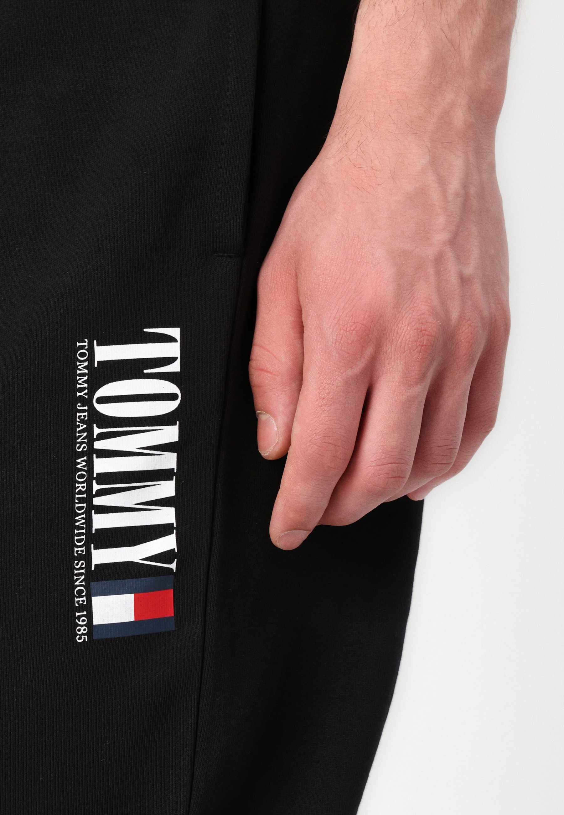 Pantaloni Tommy Jeans Slim - Pantaloni da tuta - neri