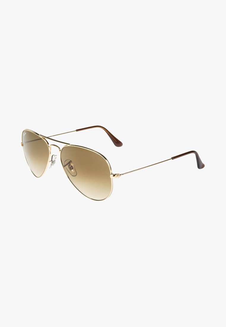 Óculos de Sol Ray-Ban Aviator Grandes Unissex - Cor marrom/dourado