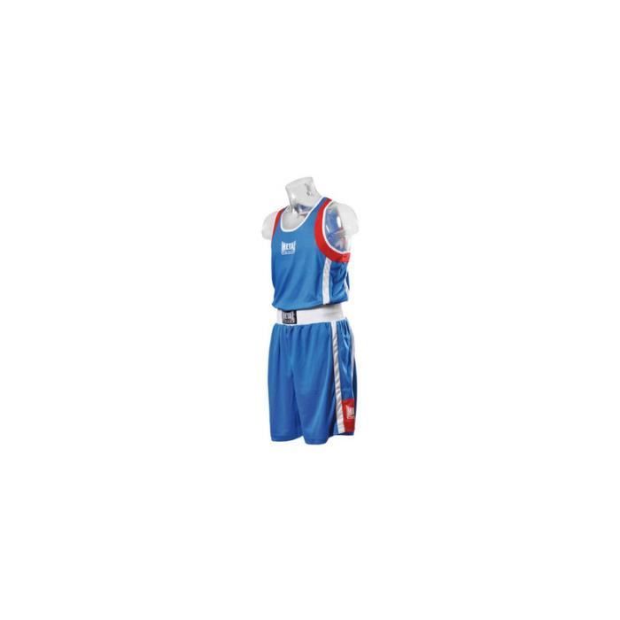 -Roupa de boxe infantil de metal - Tamanho XS - Vermelha