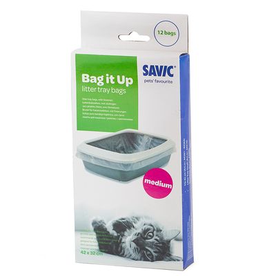 Savic Iriz kattesande med beskyttende kant - 42 cm
