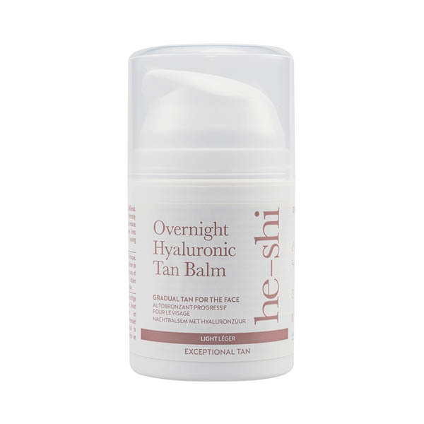 Bálsamo autobronceador de noche con ácido hialurónico He-Shi Light 50 ml