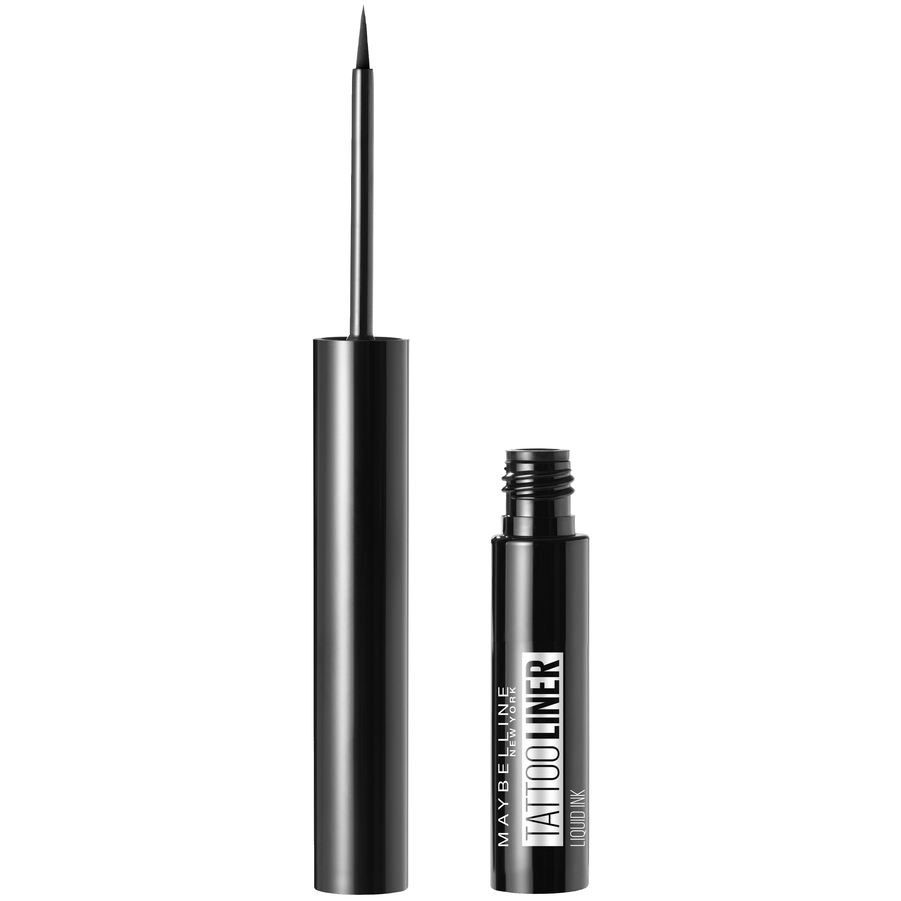 Creion de tatuaje cu cerneală lichidă, negru intens - Maybelline
