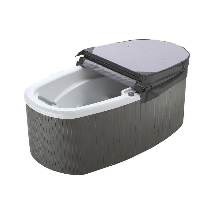 Spa para 2 personas color blanco perla con cubierta - 14 chorros - L210 x W110 x H74 cm - Sistema BALBOA - SAMOA IV