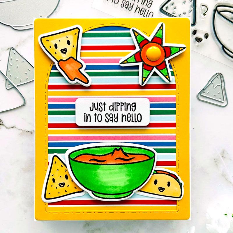 Chips Galore Clear Stamps Set of 16