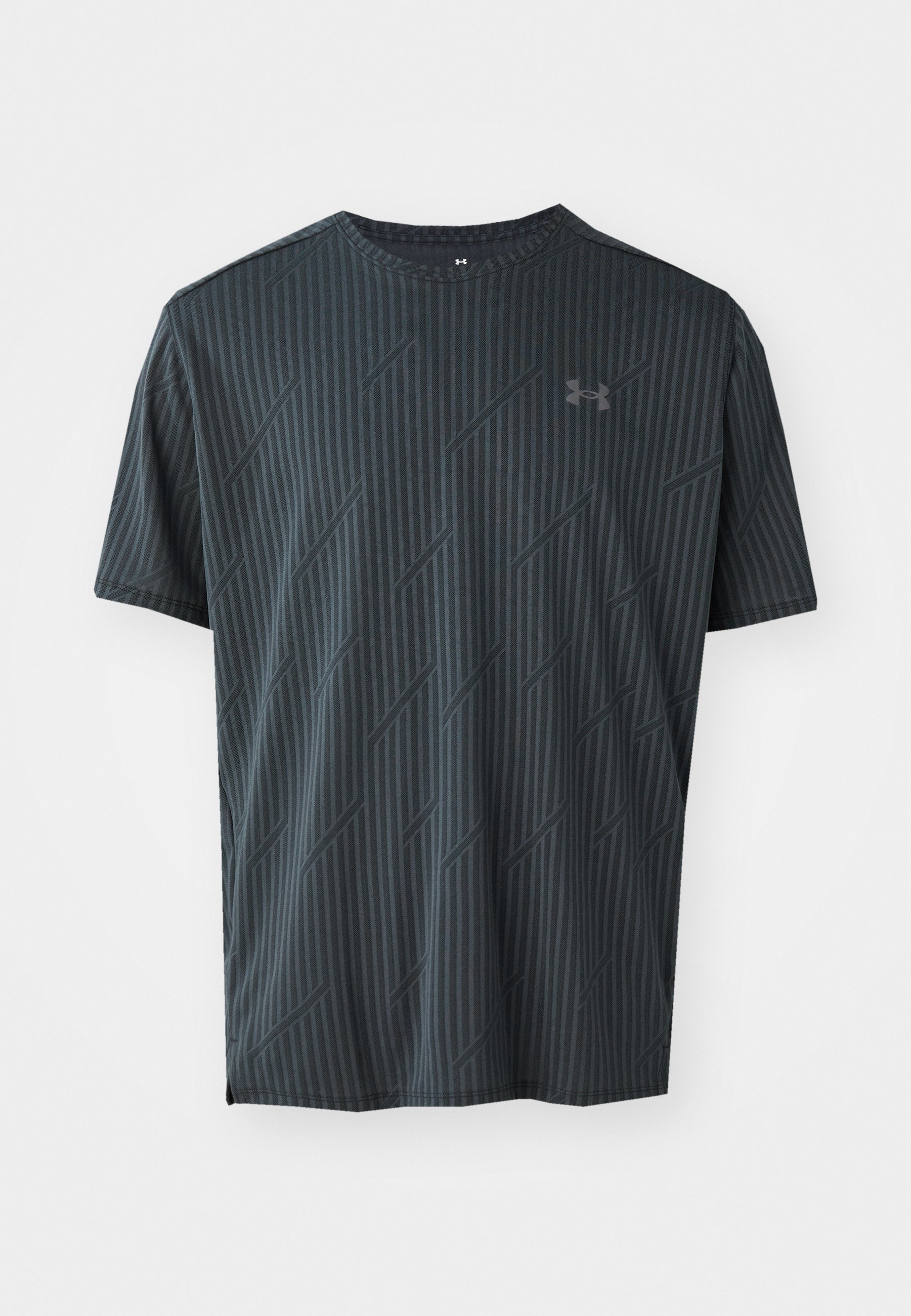 Under Armour VENT - Sport T-shirt - zwart/kasteelrots