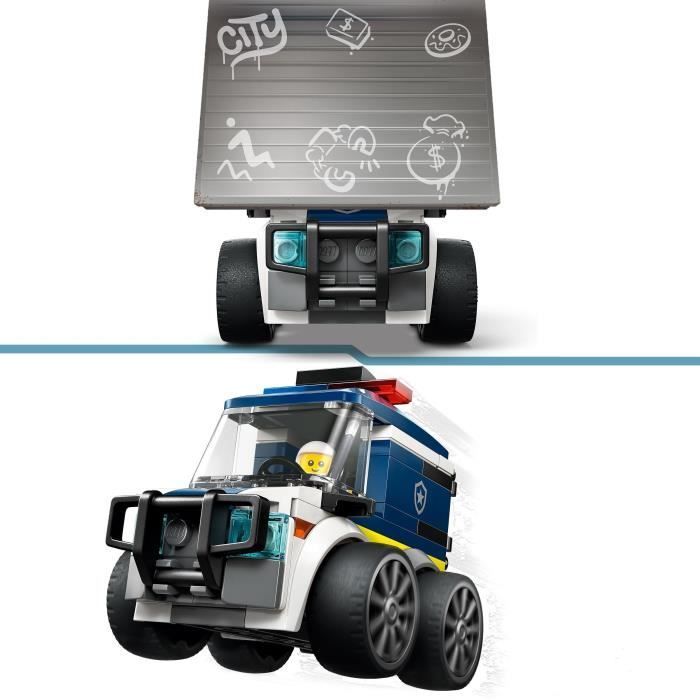 LEGO City 60481 Veicoli - Camion della polizia - Set di gioco creativo per bambini dai 5 anni in su - Idea regalo