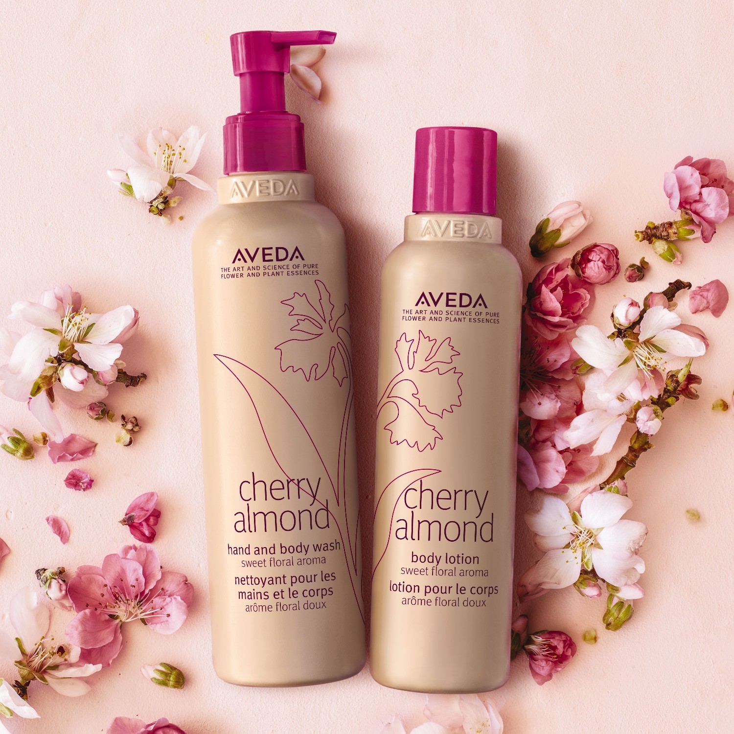Aveda vyšnių ir migdolų rankų muilas, rankų ir kūno prausimosi gelis, 250 ml