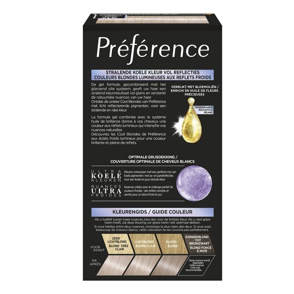 L'Oréal Paris Preference Cool Blondes 9.12 Zelo svetlo kot bež blond permanentna barva za lase