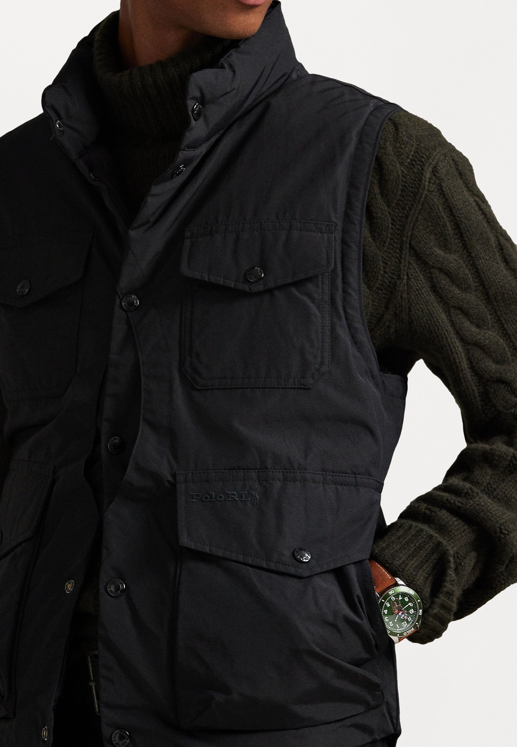 Gilet utilitaire en duvet Polo Ralph Lauren THE ELSDON - Noir