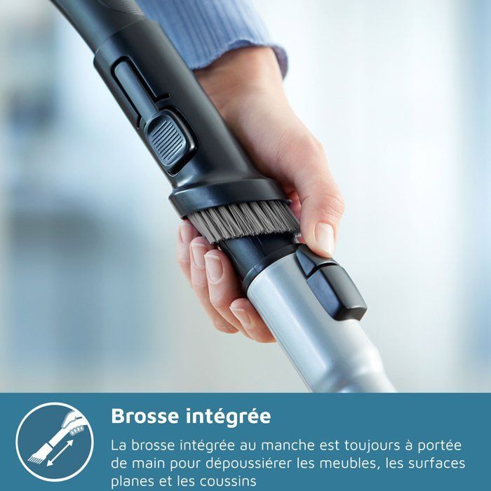 Aspirapolvere senza sacco PHILIPS - FC9331/09 - Serie 3000 PowerPro Compact - 900W - 76dB - Nero intenso