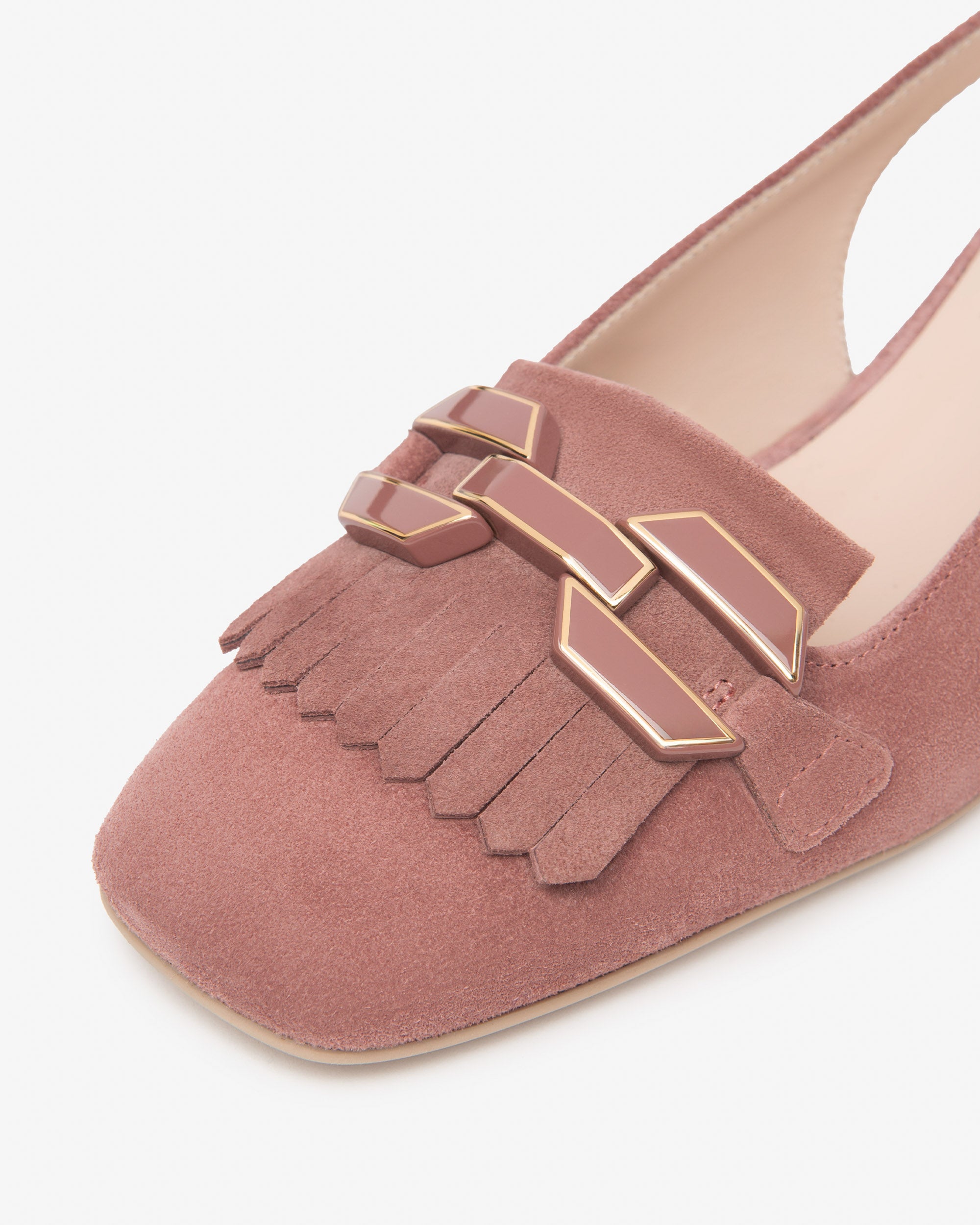  Slingback Donna aus Wildleder