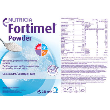 Fortimel Fortimel-jauhe Neutraali maku 335 g 335 g