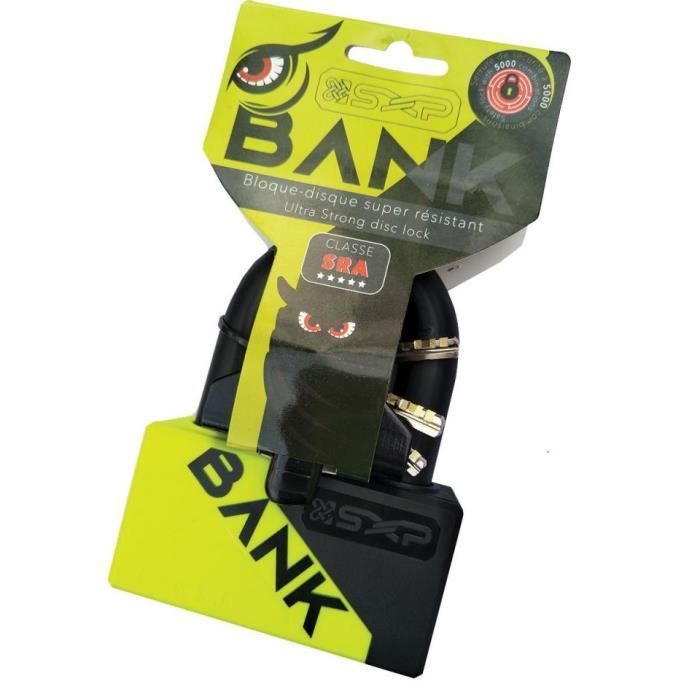 Candado de disco en U SXP MU02 con clasificación SRA para seguros de motocicletas y scooters - MFPN: MU02 - SRA - Grillete de 60x41 mm - 189369-1N