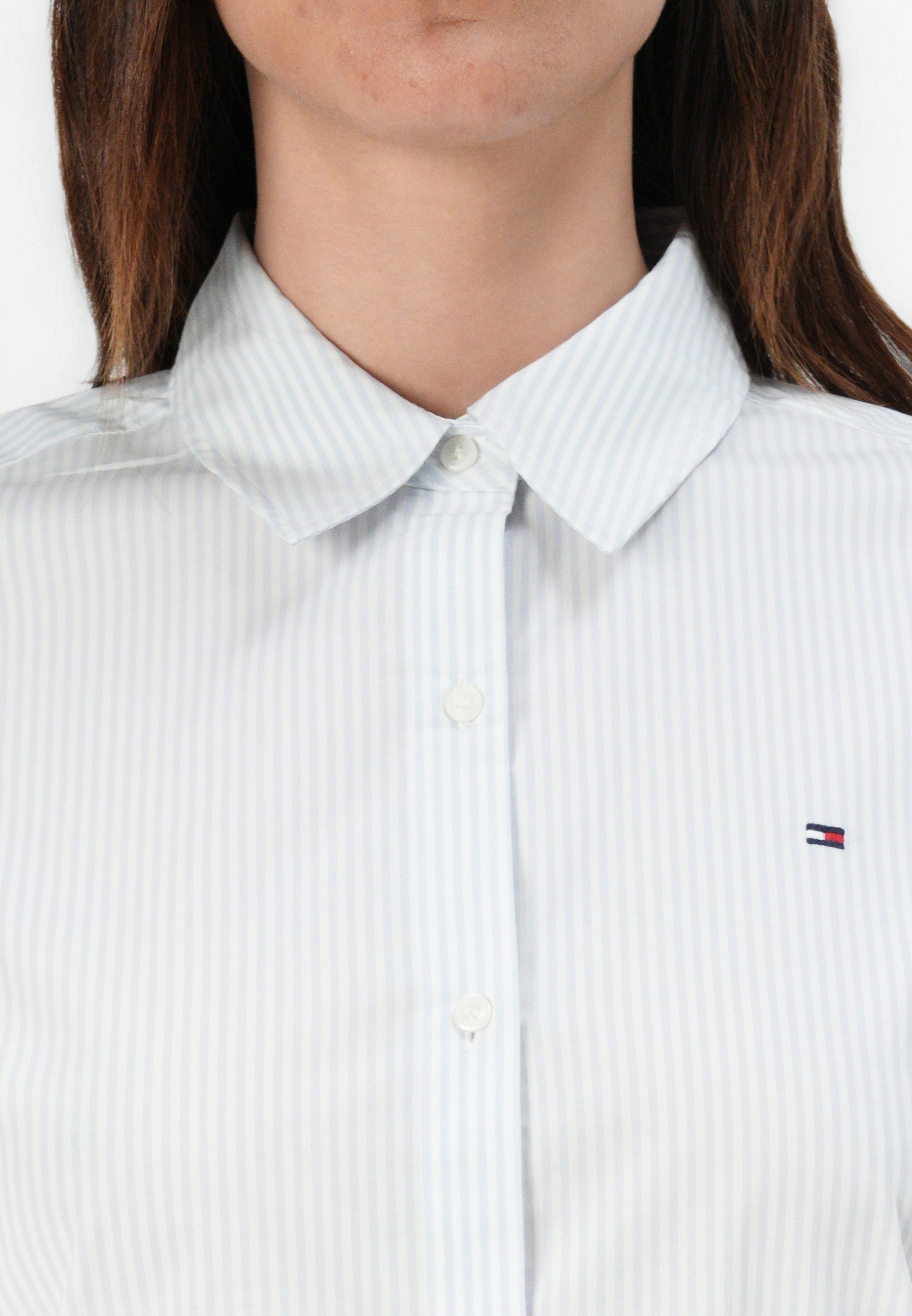 Tommy Hilfiger REGULAR - Blouse met knoopsluiting - klassiek ithaka/breezy blue