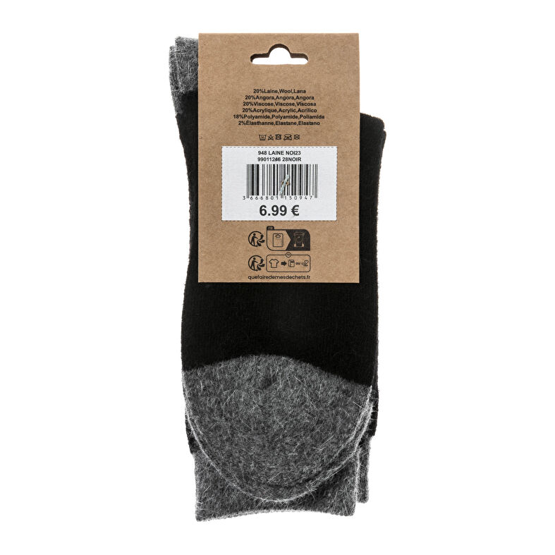 Calcetines y medias negras para mujer