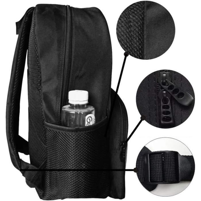 Mochila - FINDPITAYA - Estampado de lobo 3D - Poliéster - 30x16x41cm - Niño/Niña