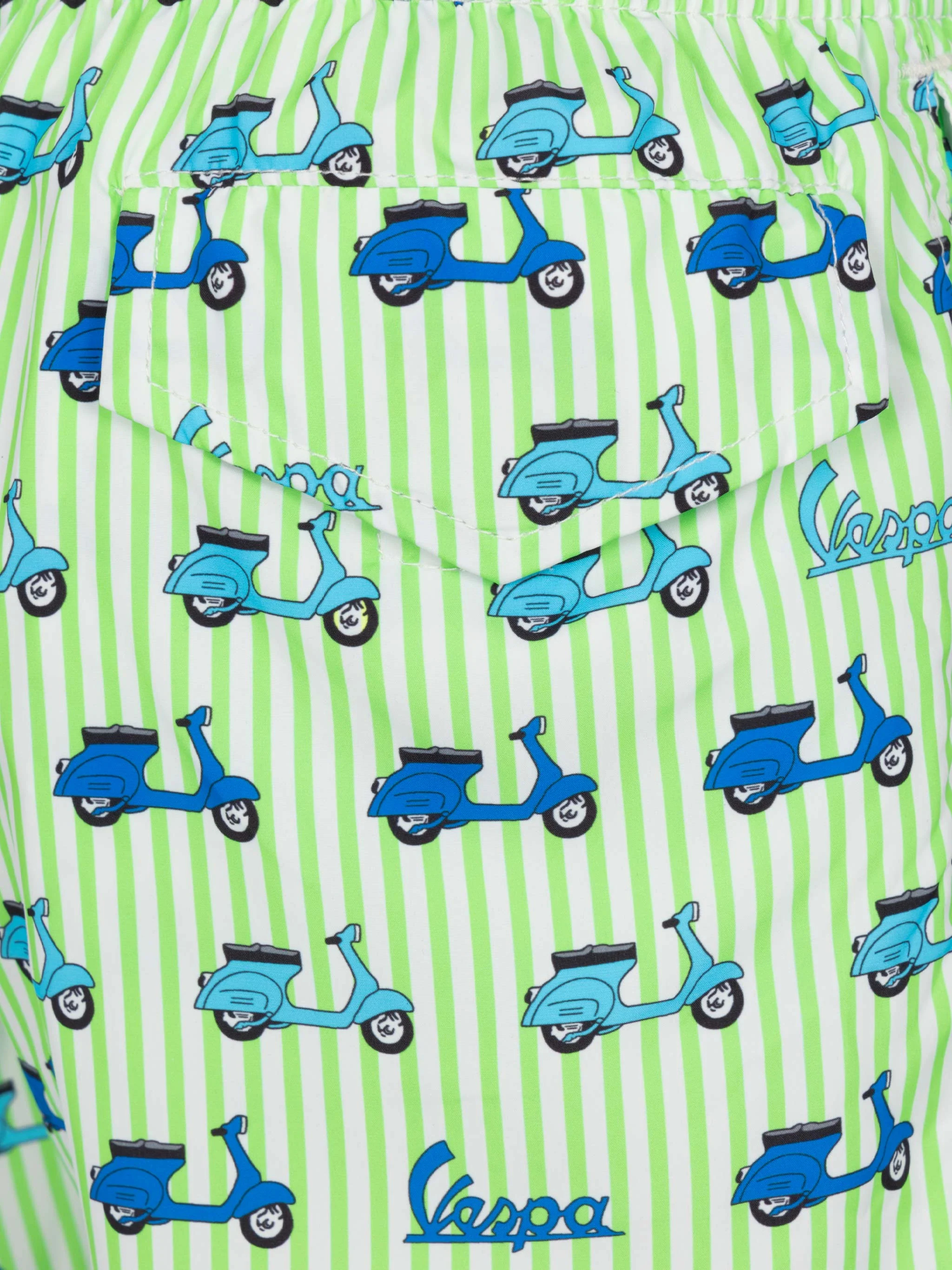 Costume mare Jean Lighting in tessuto leggero con stampa Vespa | VESPA