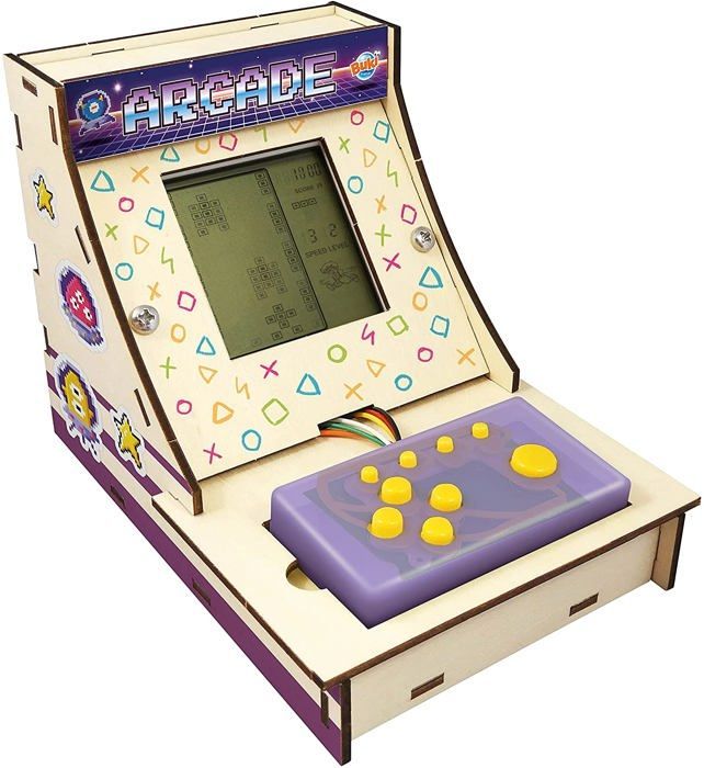 BUKI Arcade Machine - Classic Arcade Games - Unisex - Yellow