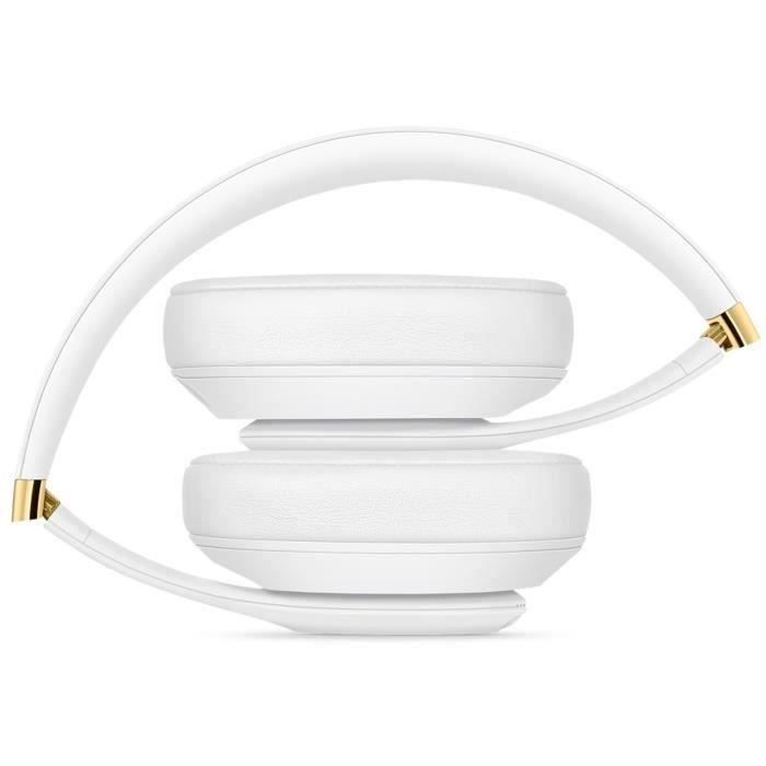 BEATS STUDIO3 Bluetooth-Kopfhörer – Weiß – Generalüberholt – Hervorragender Zustand