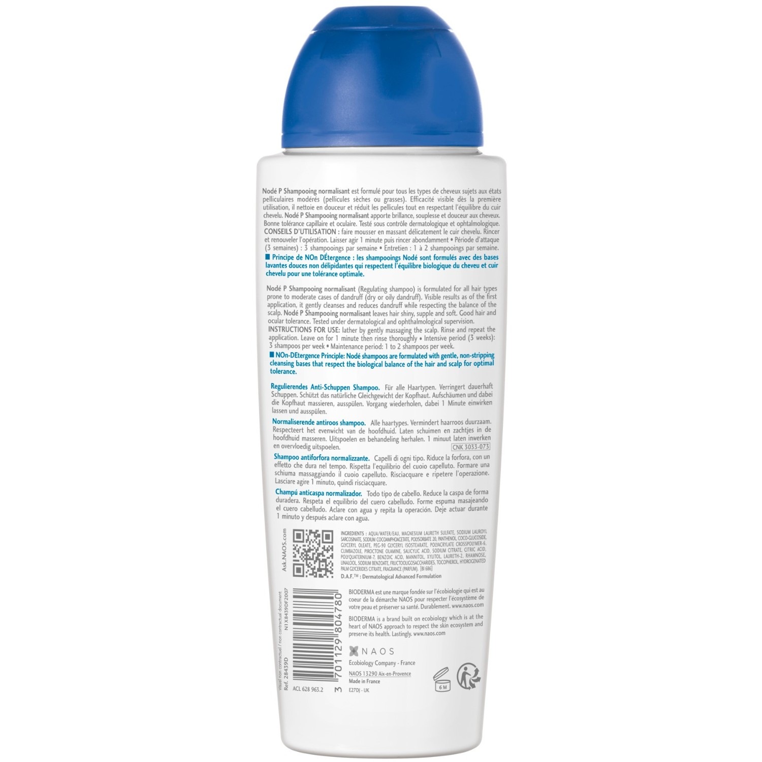Bioderma NODE P SHP NORMALISANT FC400ML