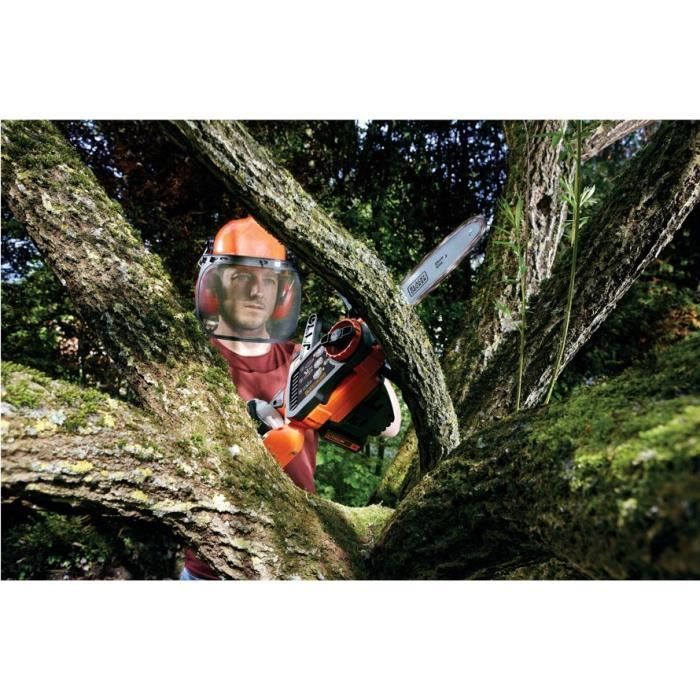 Motosierra eléctrica inalámbrica - BLACK&DECKER - GKC1825LB-XJ - 18V - 25cm - Batería no incluida