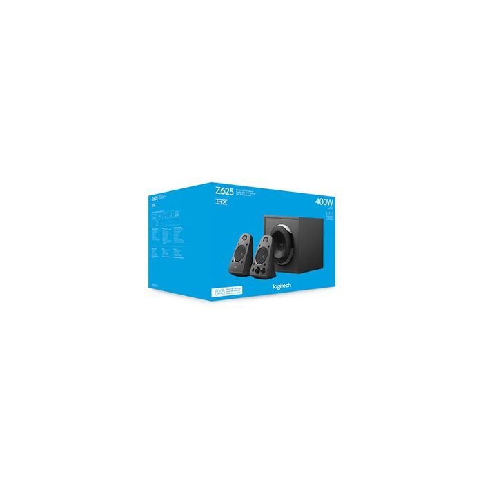 LOGITECH Z625 Speakers - 2 x Satellite Speakers - 35 Watts - Wired - 200 Watt Power