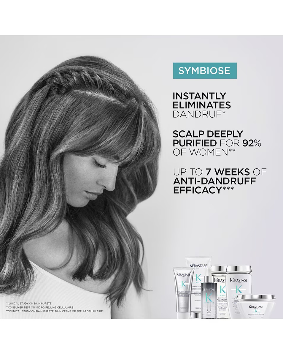 KÉRASTASE SYMBIOSE FONDANT APAISANT ESSENTIEL Καταπραϋντικό, καταπραϋντικό και καταπραϋντικό κυτταρικό μαλακτικό κατά της πιτυρίδας