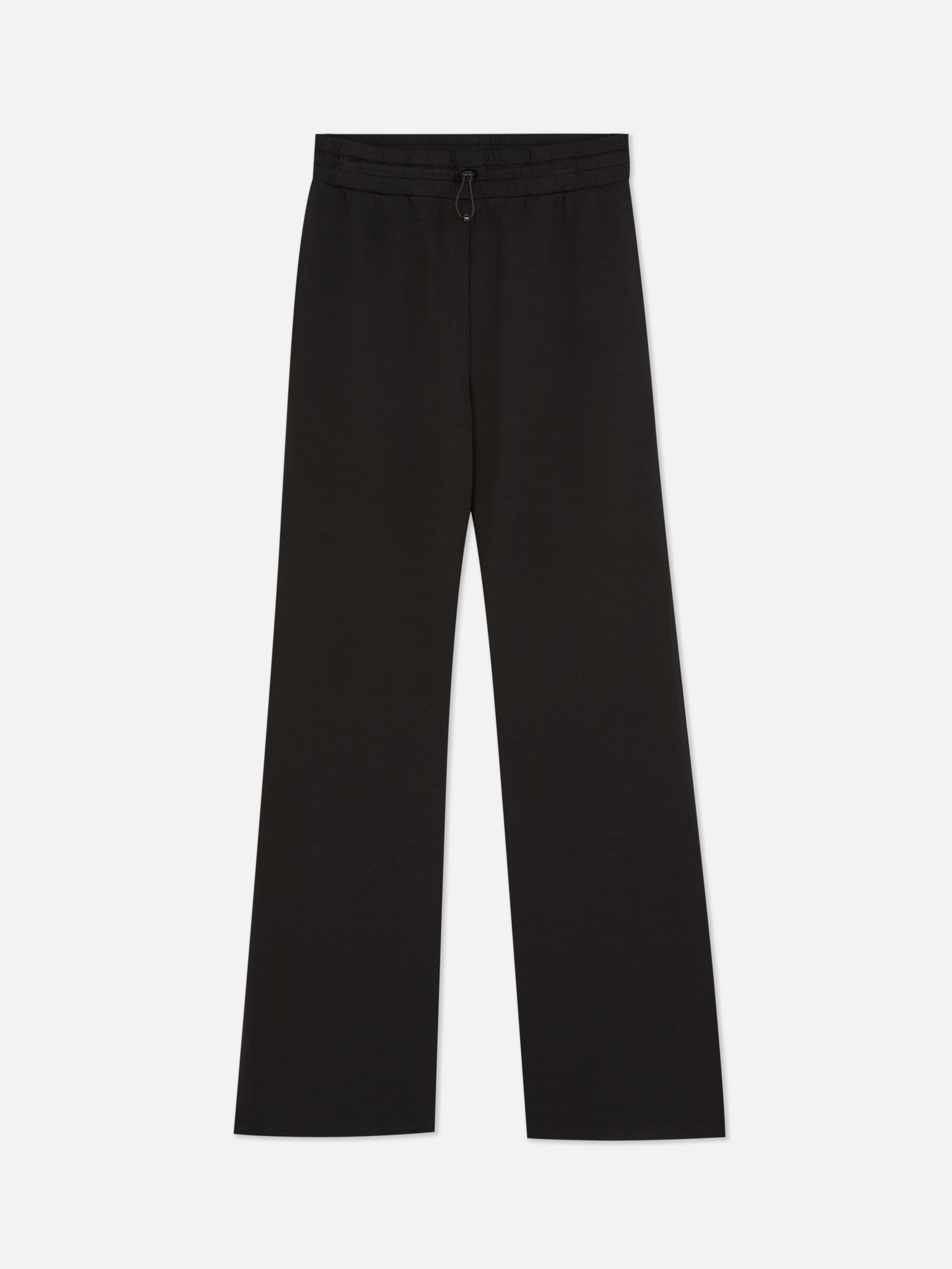 Pantaloni de trening moi, cu croială largă, cu talie reglabilă și închidere tip șnur