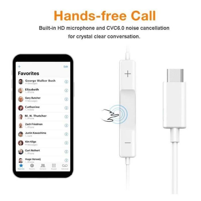 Cuffie Huawei con connettore Type-C per Huawei Mate 20 / P20 Pro / Mate 10 Pro