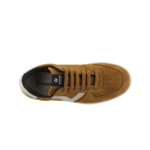 Victoria Madrid Wildleder-Sneaker mit Logo und kontrastierender Rückseite