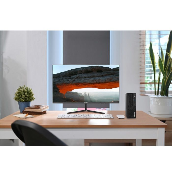 MEDION Picoworx T80 III Mini-PC (tunn, Core Ultra 5 228V, 32GB DDR5 RAM, 1TB SSD, ARC 130V, USB Typ C, WLAN, HDMI 2.0, Gigabit LA…
