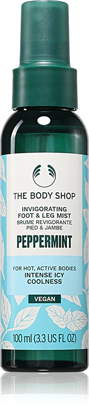 The Body Shop piparmētru pēdu aerosols - atvēsinošs pēdu aerosols