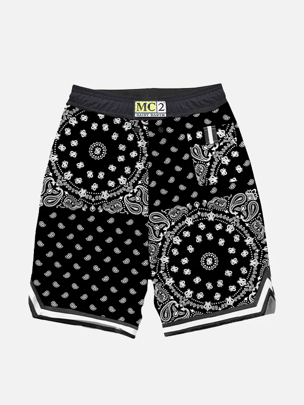 Jungen-Badeanzug im Surf-Stil mit Bandana-Print