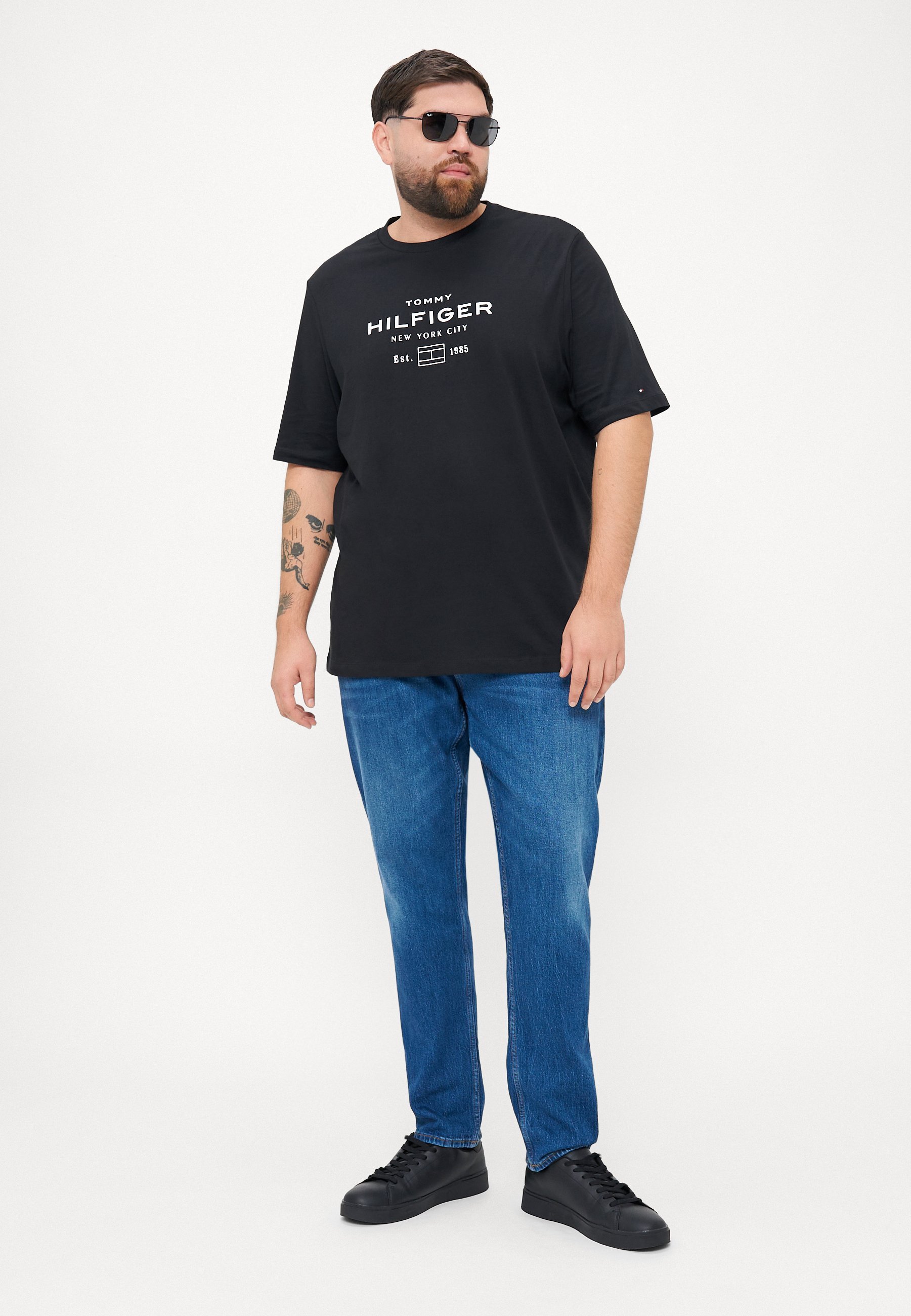 Tommy Jeans RYAN SLIIM PLUS - Džínsy slim fit - tmavohnedá