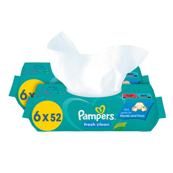 Șervețele umede Fresh Clean, pachet de 12