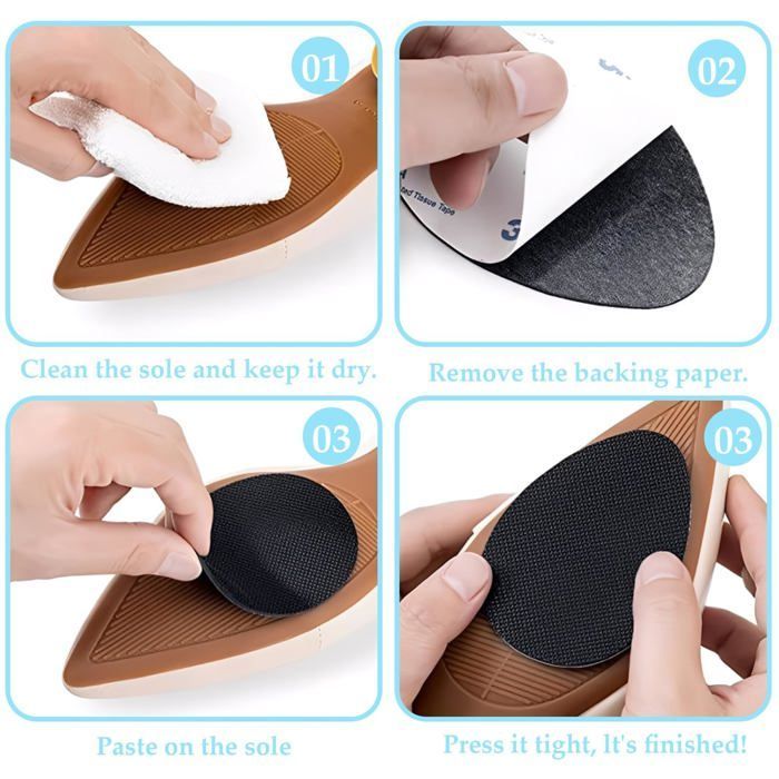almohadillas antideslizantes para zapatos, protectores de suela autoadhesivos