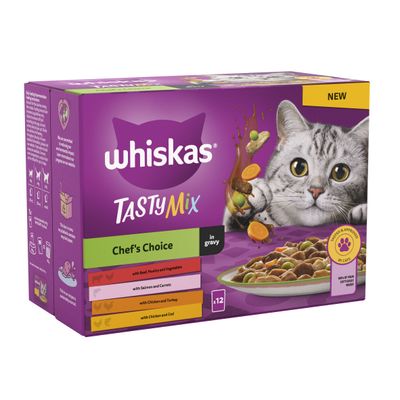 Whiskas 1+ Mistura Saborosa Escolha do Chef em Molho