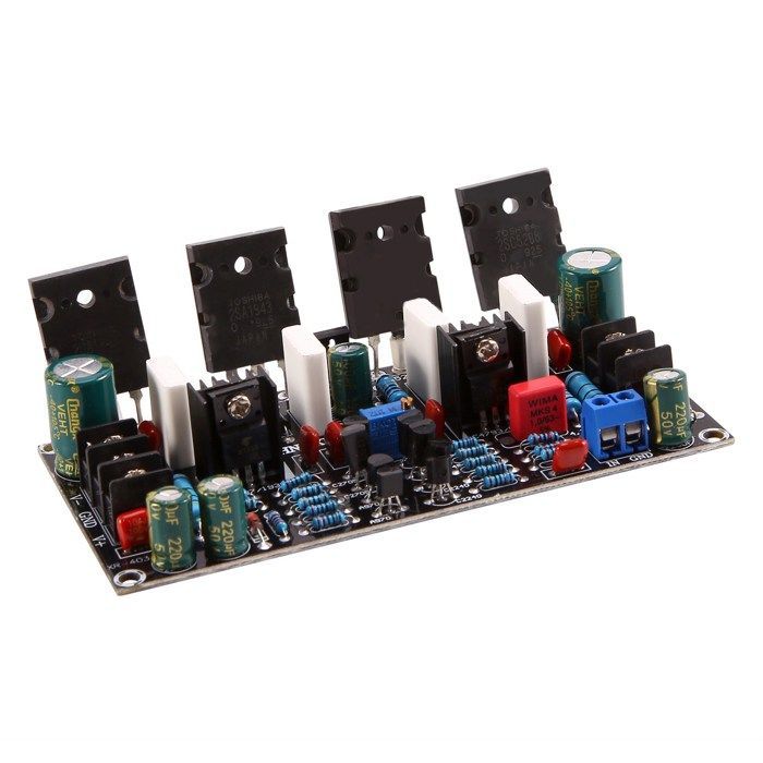 Placa amplificadora de potencia mono 1943 + 5200, placa amplificadora de válvulas de alta potencia de 200 W