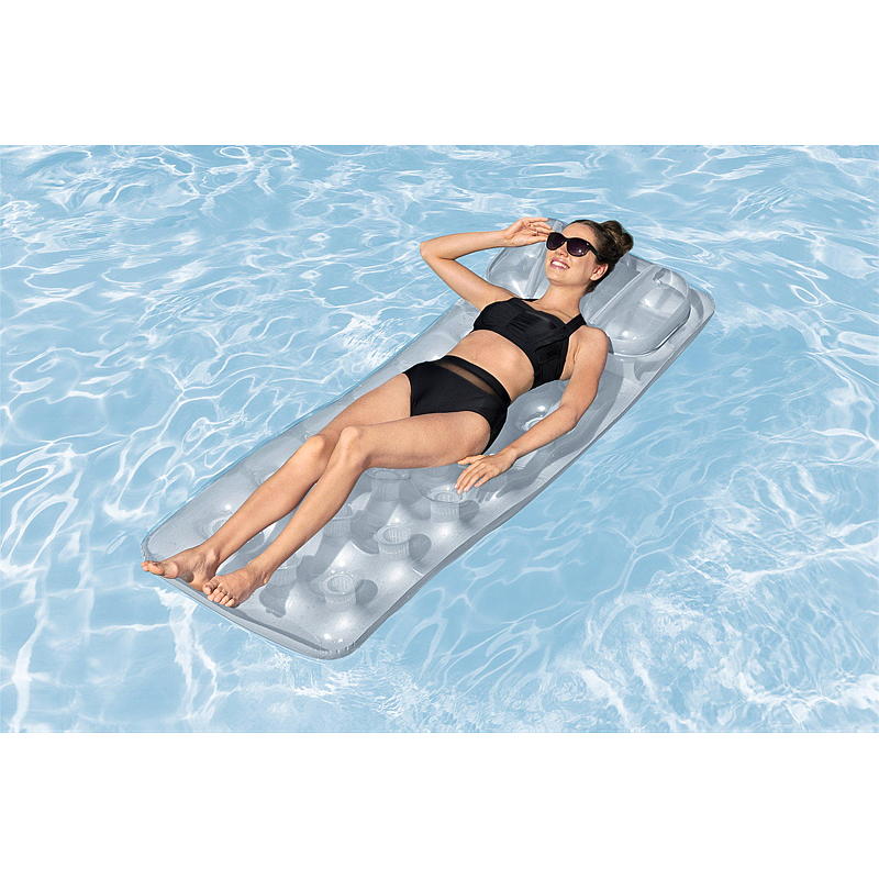 Bestway badmatras 71x188 cm, zilver