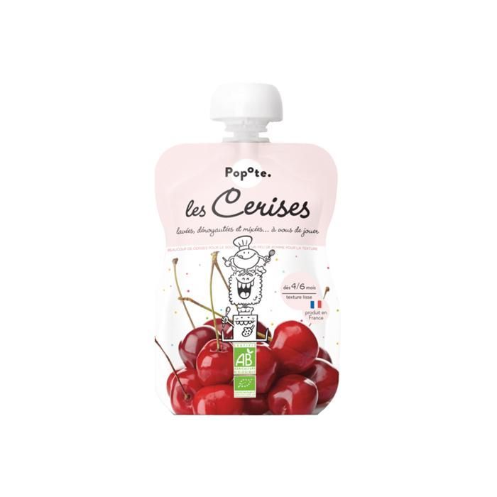 Popote Les Cerises, omogeneizzato biologico per neonati dai 4 ai 6 mesi, 120 g