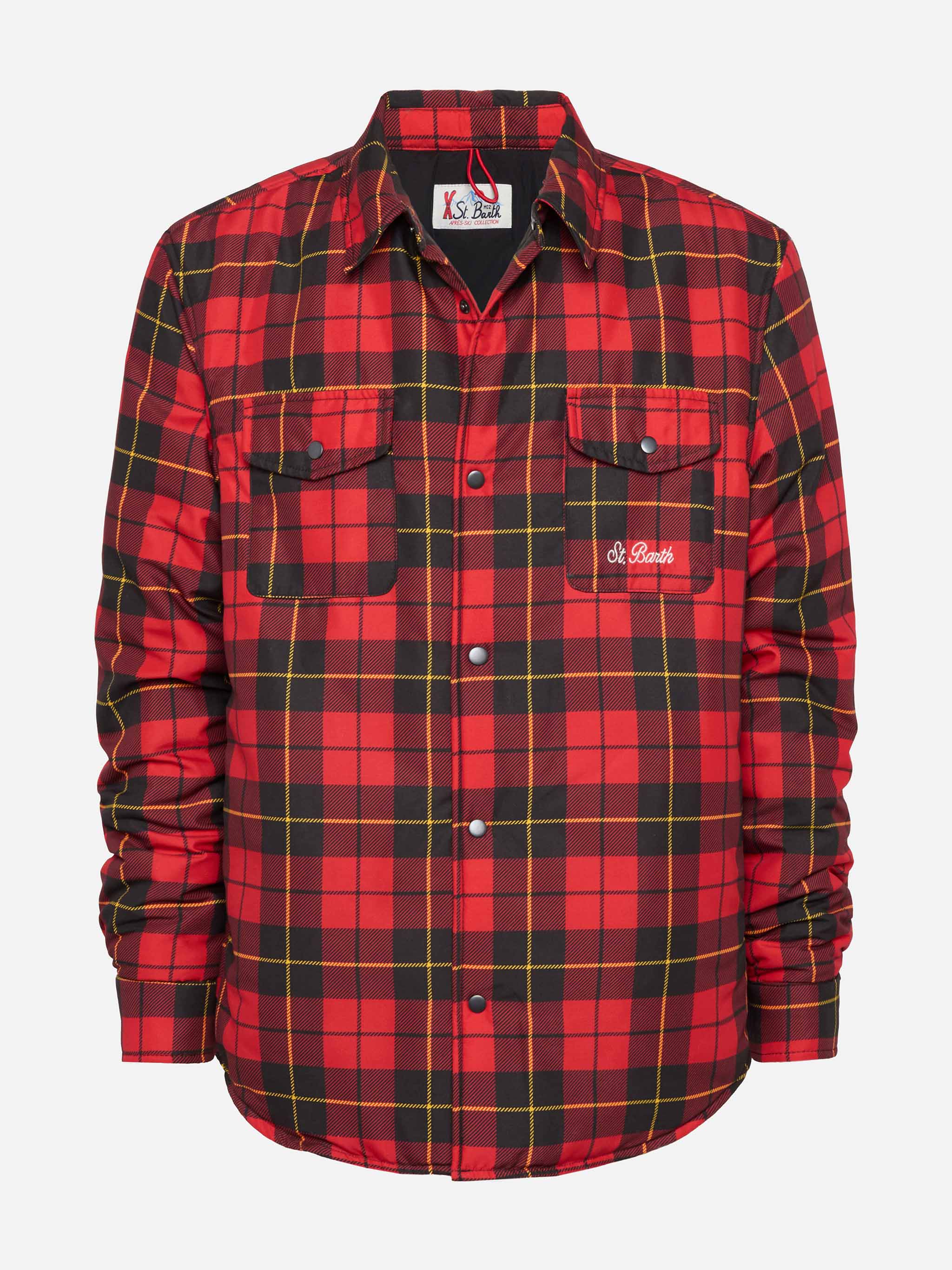 Camisa técnica Chalet con estampado a cuadros