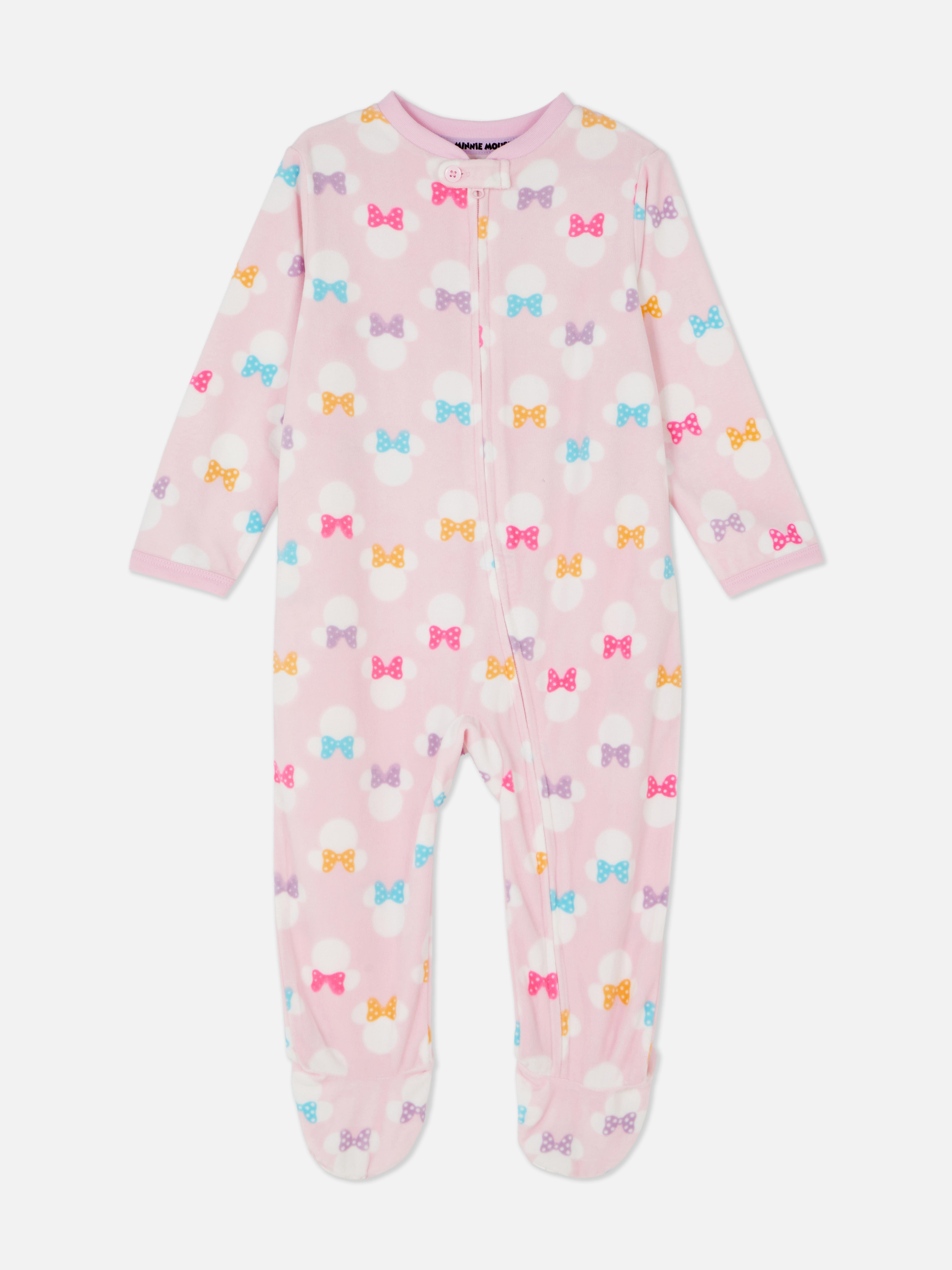 Pijamale Disney Minnie Mouse din fleece Micuța ta mini-eu arată adorabil în acest pijamale Disney din fleece moale.