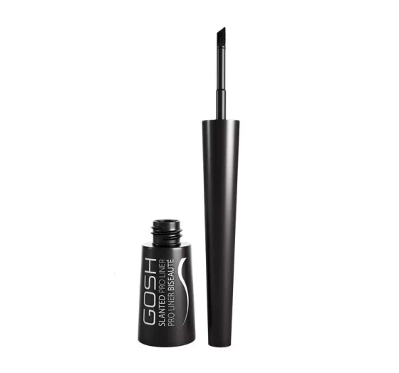 Gosh Slanted Pro Eyeliner skośny liner w kałamarzu 3 ml