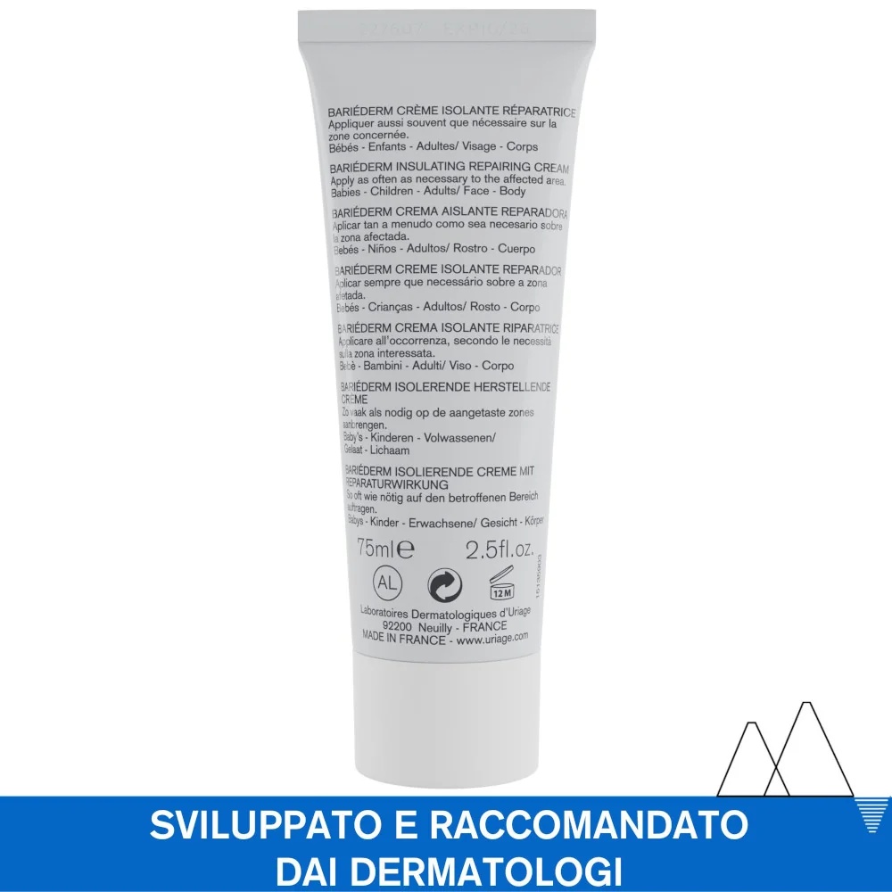 URIAGE Uriage Barièderm Herstellende Isolerende Crème 75 ml Handen Gezicht Lichaam