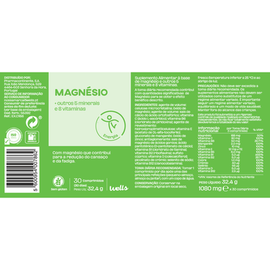 Wells Magnesium 30 kapsler
