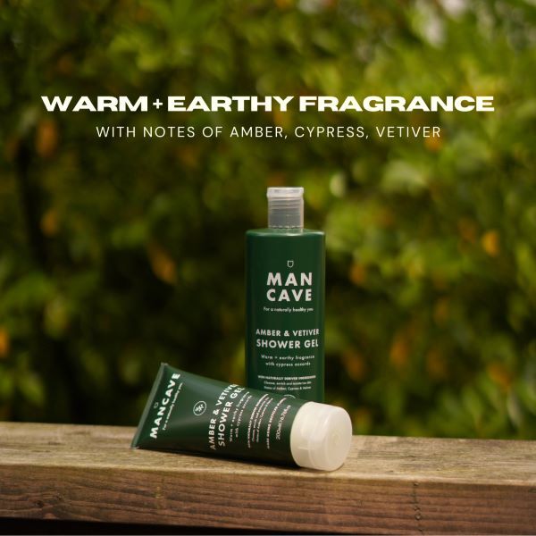 Sprchový gel ManCave Amber a Vetiver 500ml | Pánský | Superdrug