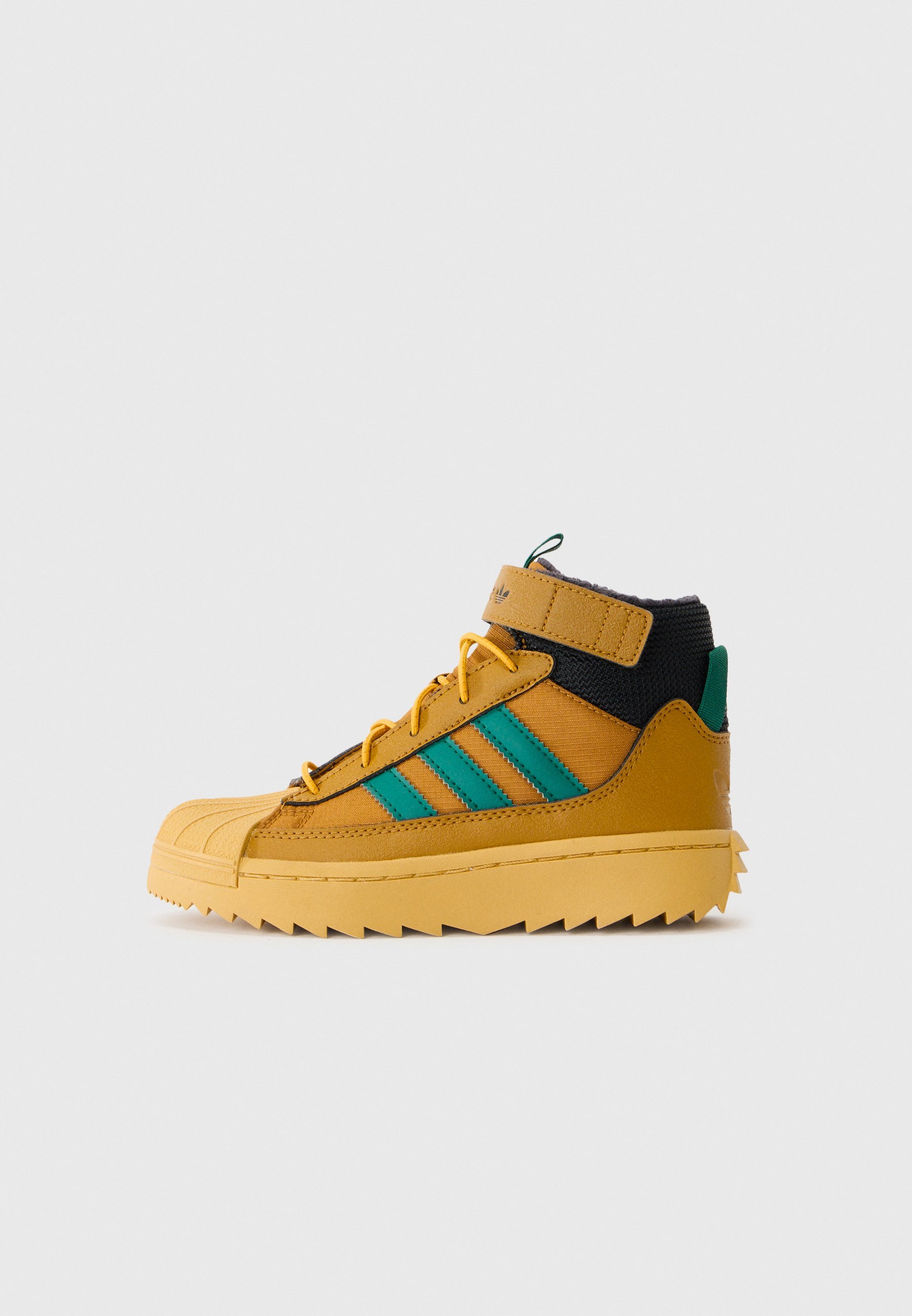 adidas Originals SUPERSTAR UNISEX - Winterlaarzen - bronskleurig strata/collegiate green/golden beige