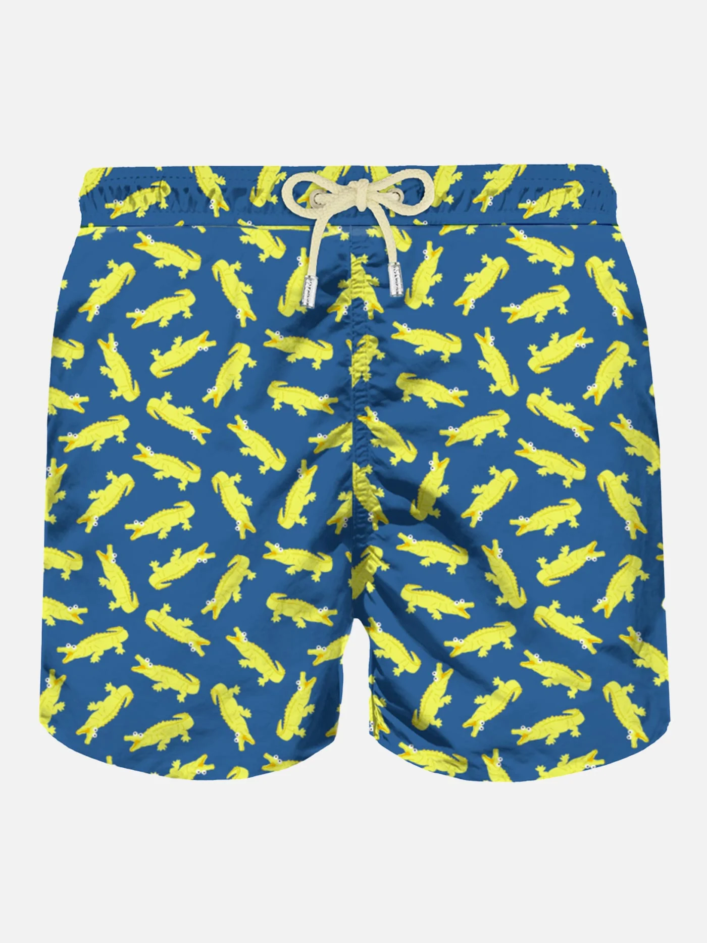 Costume da bagno da uomo con stampa coccodrillo